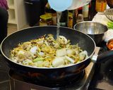 菌菇燴寧波烤年糕(豆油伯金豆醬油食譜)的食譜步驟4照片