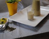 A picture of step 4 of Green tea milk.