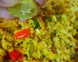 A picture of step 4 of Veg Poha.