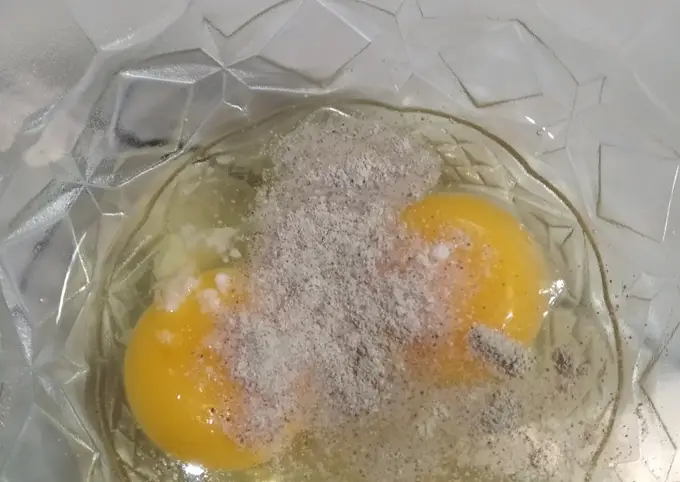 Langkah-langkah untuk membuat Cara bikin *telur dadar pare khas pontianak*