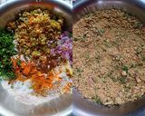 A picture of step 2 of Jowar Bhakri With Vegetables. (Accompanied With Cucumber, Carrot Raita).