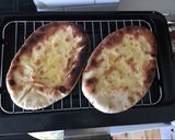 A picture of step 2 of Dishoom Bacon Naan Rolls.