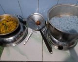 Foto langkah ke 4 dari resep Nasi Gurih Bunga Telang.