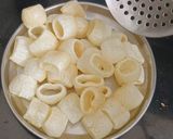 A picture of step 7 of Vrat Ka Swad: Potatoes with Fries & Shots.