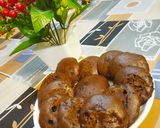 A picture of step 8 of Steamed Choco Idli Cake.