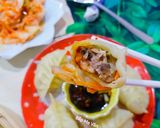 Hình bước làm 7 của món Bánh Mandu Hấp Nhân Tôm Thịt