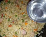 A picture of step 6 of Teriyaki rice, chicken salad with honey and orange dressing.