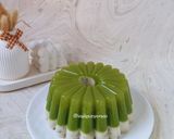 Foto langkah ke 8 dari resep Pudding Pandan Lapis Susu Oreo.