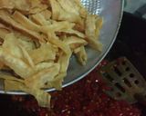 Foto langkah ke 5 dari resep Keripik Kering singkong Pedas Manis.
