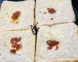 A picture of step 4 of Air fryer baked Szechwan brown bread pizzas.