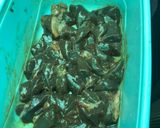 A picture of step 1 of Liver wrap.