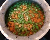 A picture of step 2 of Rava Khichdi.