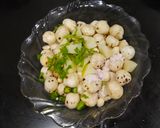 A picture of step 3 of Falahari Bhel.