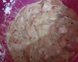 A picture of step 2 of Spicy chicken mayo spaghetti.
