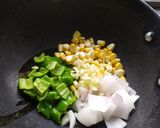 A picture of step 5 of White Sauce Pasta.