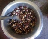 A picture of step 1 of Githeri with Irish potatoes.