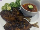 Dorang Bakar with sambel Cocol