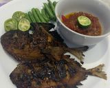 Foto langkah ke 5 dari resep Dorang Bakar with sambel Cocol.