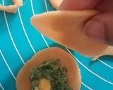 A picture of step 14 of Orange flavour sweet & sour soup with besan ravioli.