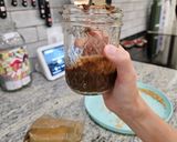 A picture of step 2 of S'mores Pudding.