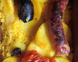 Foto del paso 3 de la receta: Arroz al horno con embutido