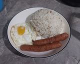 Foto langkah ke 3 dari resep Longsilog (Sinangag, Itlog & Longanisa) Sarapan Khas Filipina 🇵🇭.