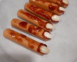 A picture of step 1 of Halloween Breakfast.