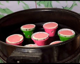 Foto langkah ke 5 dari resep Bolu kukus mekar tanpa soda anti gagal (hanya mixer 5menit).