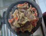 Foto langkah ke 4 dari resep Sambal Terong Kukus.