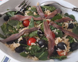 Foto del paso 3 de la receta: Ensalada templada de arroz y espinacas