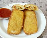 A picture of step 13 of Chicken noodles bread pockets.