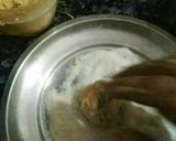 A picture of step 8 of Hung Curd ball.