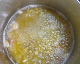 A picture of step 7 of Kashmiri kahwa.