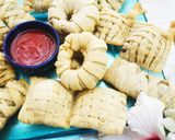 BAKED DESGINER SAMUSA! রেসিপির ধাপ 6 ছবি