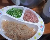 รูปขั้นตอนการทำที่ 1 ของ ผัดพริก,ถั่วฝักยาว,หมูสับ,เส้นบุกสาหร่าย - คีโต