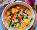 Foto langkah ke 6 dari resep Sayur Lodeh Labu Kuning Fiber Creme.