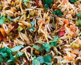 A picture of step 7 of Mung pilau.
