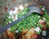 A picture of step 5 of Matar Pulav.
