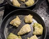 Une image de l'étape 3 de Choux frisé farcis au poulet et au parmesan.