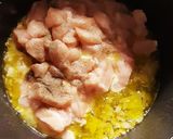 Currys zöldborsós csirkeragu recept fázis 1 fotója