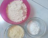 Foto langkah ke 1 dari resep Cake Kukus Lapis Singkong.