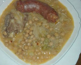 Foto del paso 1 de la receta: Cocido con repollo de col en la olla GM