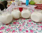 Hình bước làm 3 của món Sữa chua dẻo từ nồi chiên không dầu