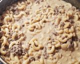 A picture of step 4 of Cheeseburger Macaroni Skillet.