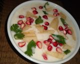 A picture of step 4 of Pear raita.