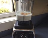 A picture of step 4 of Cardamon Lassi (yogurt drink) - very simple, refreshing.