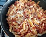 Foto del paso 4 de la receta Macarrones con chorizo y jamón