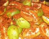 A picture of step 2 of Mango Pickle - Mango Atchar.