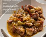 Foto langkah ke 2 dari resep Saikoro saos bbq / spicy bbq.