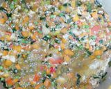 A picture of step 4 of Egg fried rice.